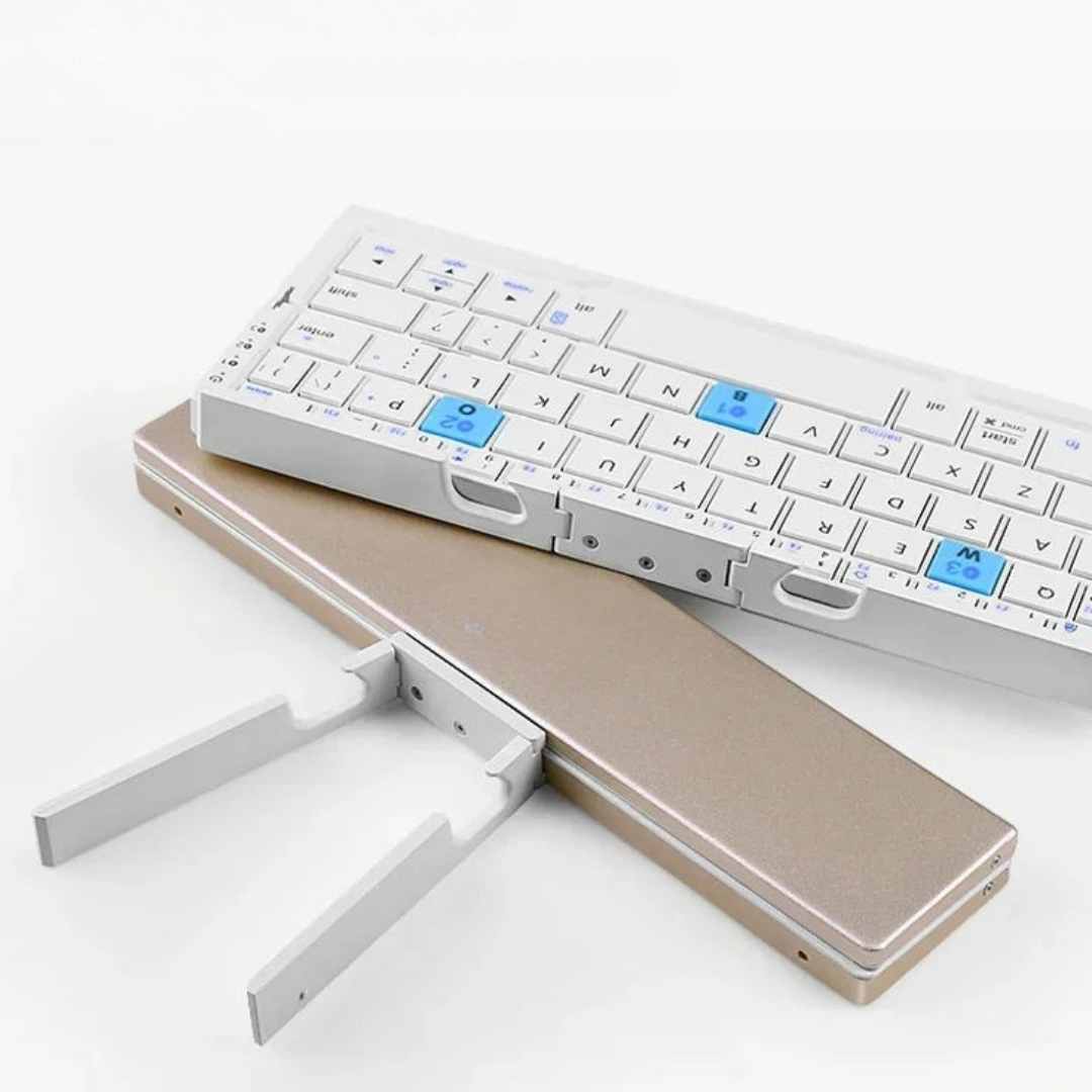 Bluetooth-tastatur med stander til tablet-enheder