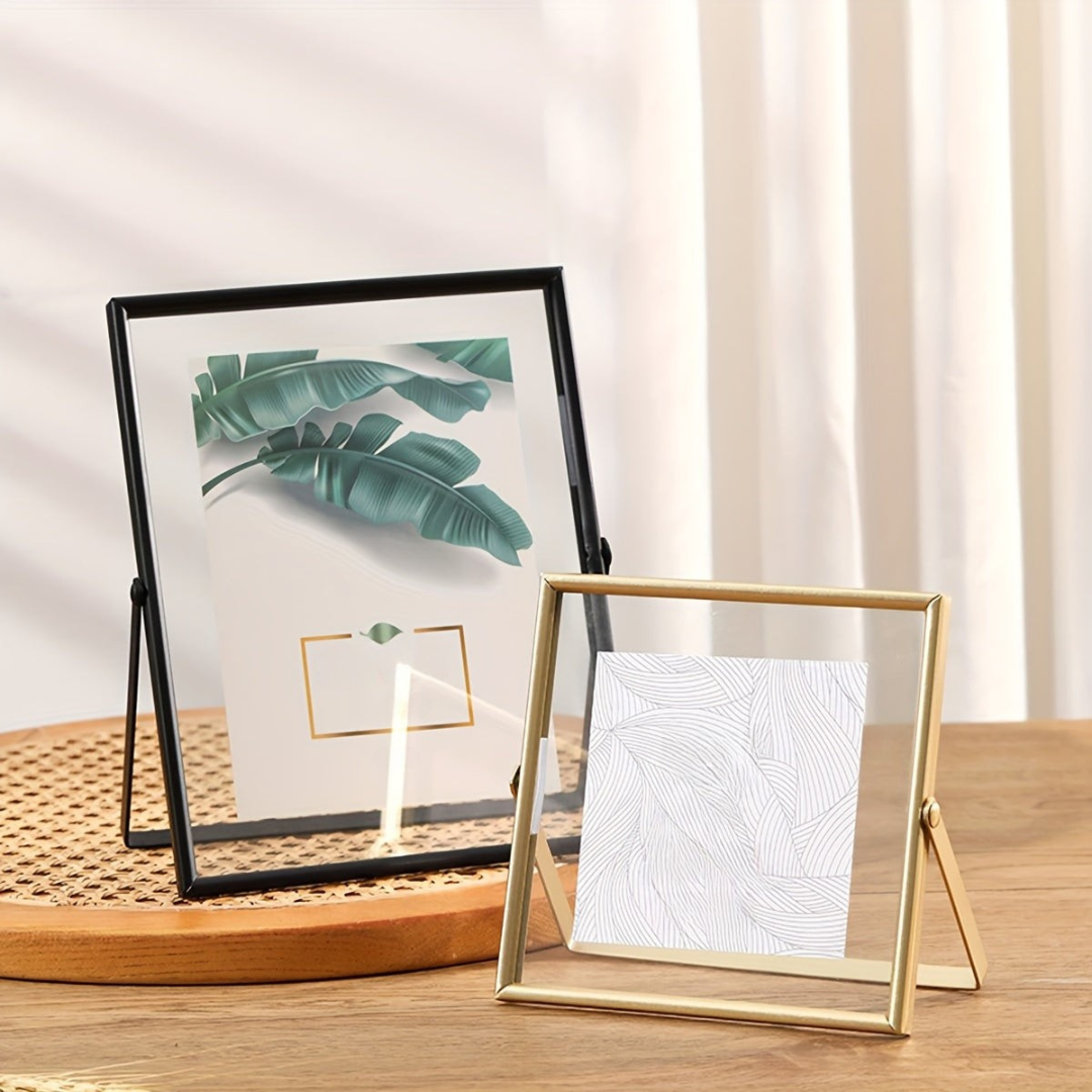 Digital fotoramme moderne metal skrivebordsstander