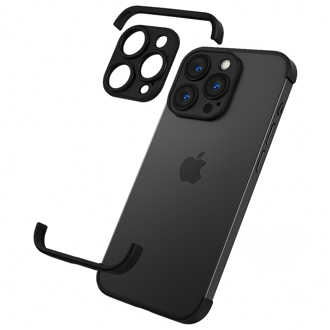 Telefoncover minimalistisk slank beskyttende metalcover