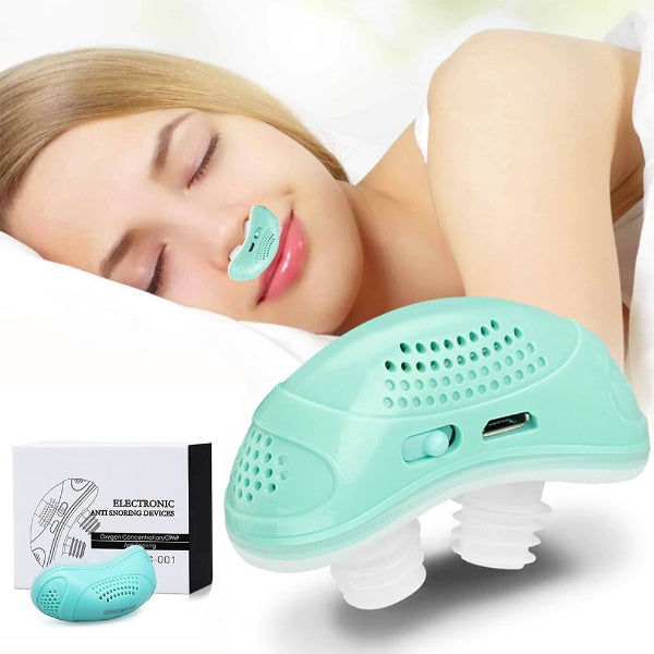 Dobíjecí nosní pomůcka proti chrápání CPAP