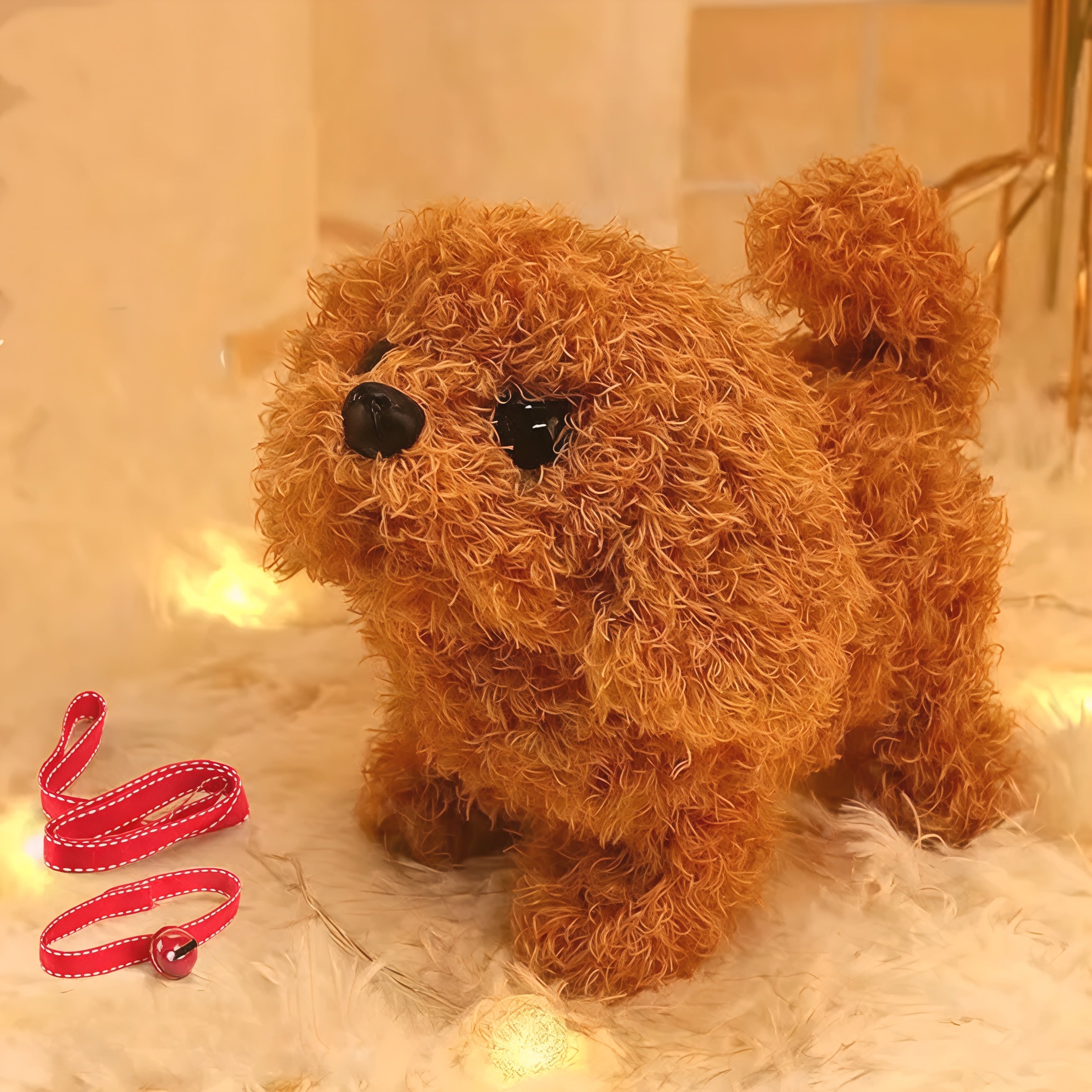 Robot Dog Plush Electronic Walking Toy
