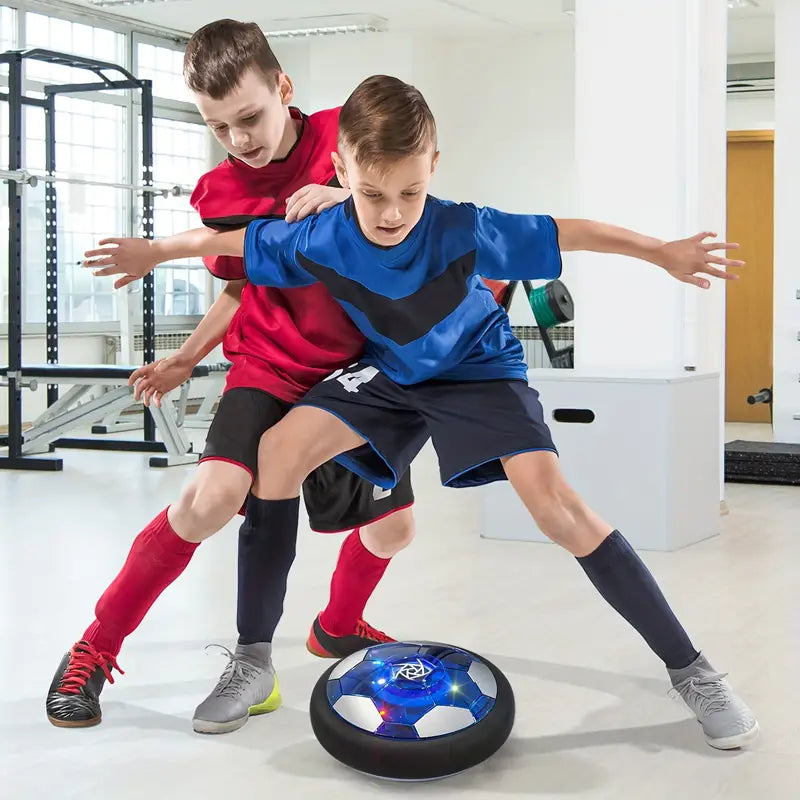 Jouet de balle flottante de football d'intérieur avec lumière LED