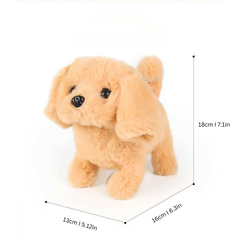 Robot Dog Plush Electronic Walking Toy