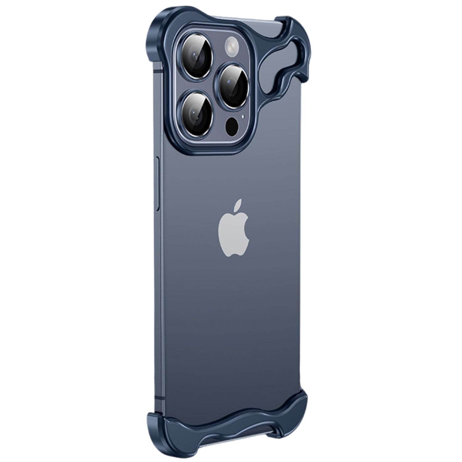 iPhone-etui klart minimalistisk metal kant design