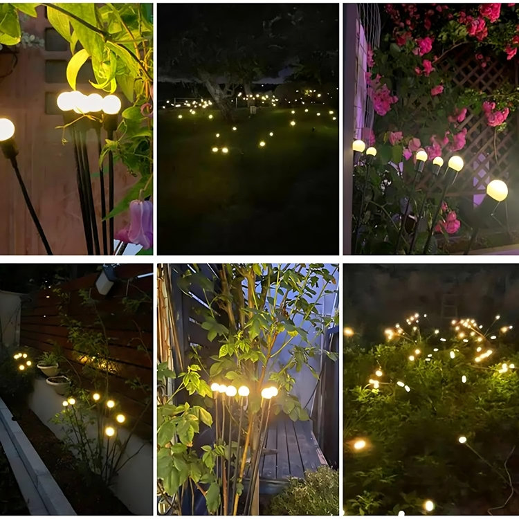 GlowBreeze Solar | Lumières de lucioles dansantes pour jardins