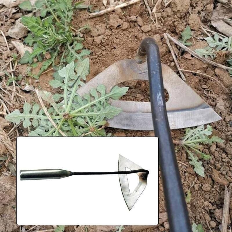 HollowHoe Pro | Houe de jardinage en acier tranchant pour le sol