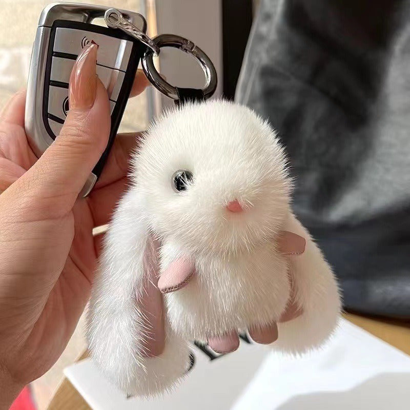 ぬいぐるみキーチェーン ソフトバニー バッグアクセサリー