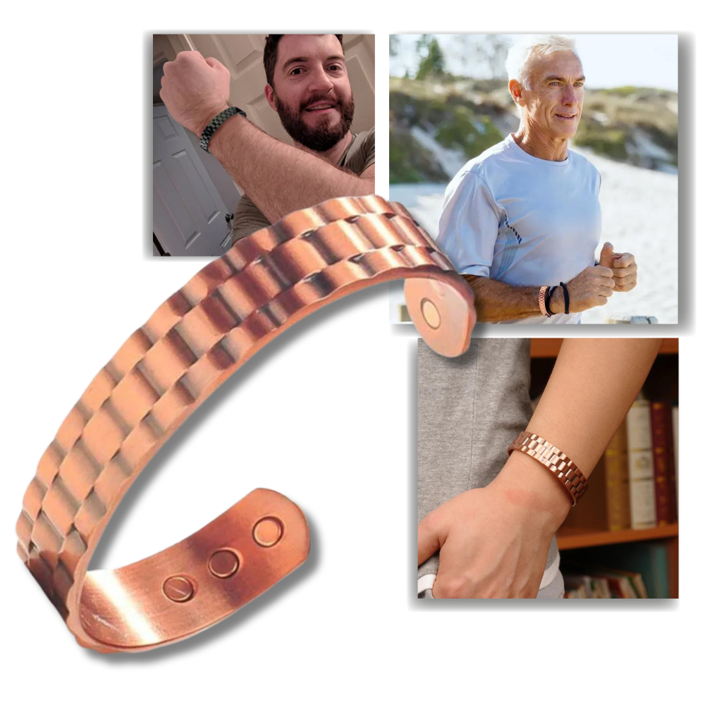 Copper Magnetic Therapy Bracelet - Ozerty