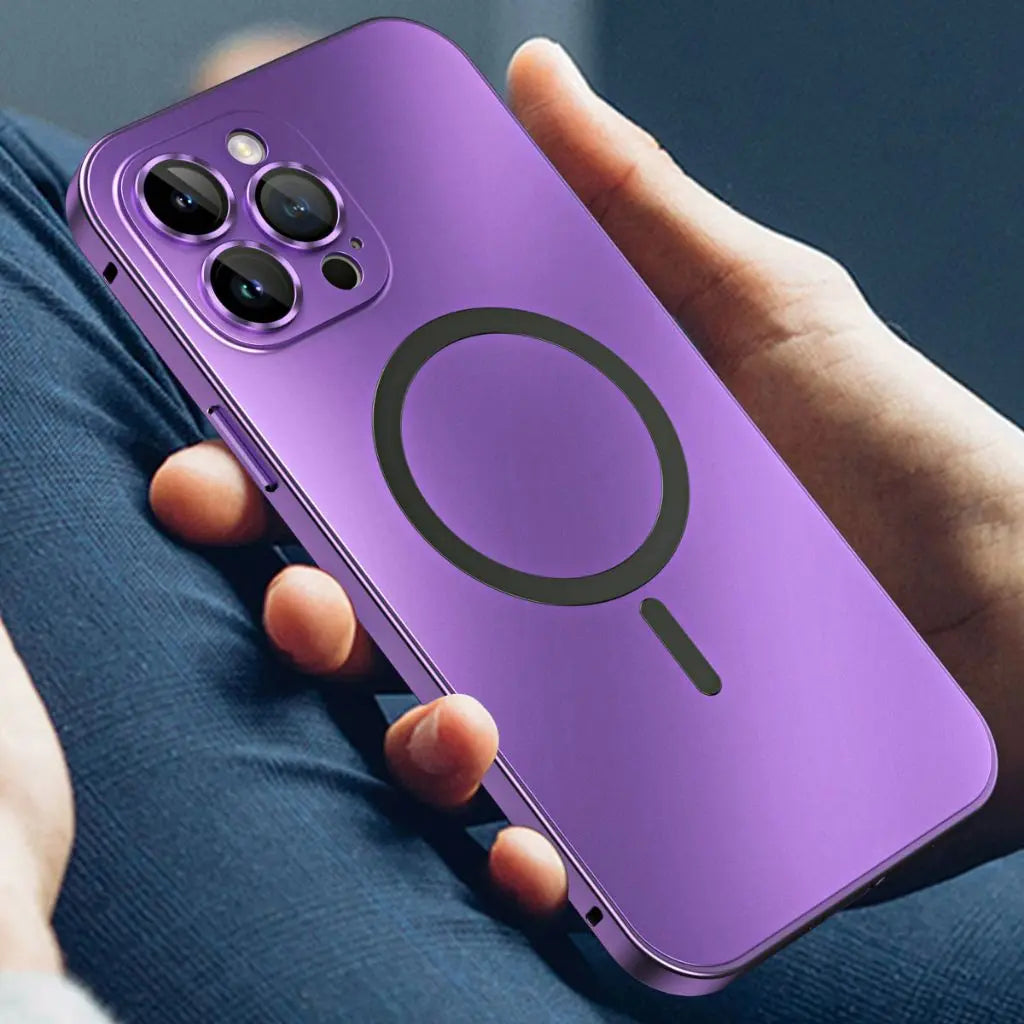 Boîtier métallique magnétique | Protection élégante pour iPhone