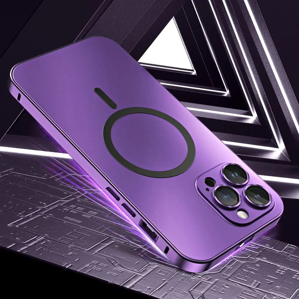 Boîtier métallique magnétique | Protection élégante pour iPhone