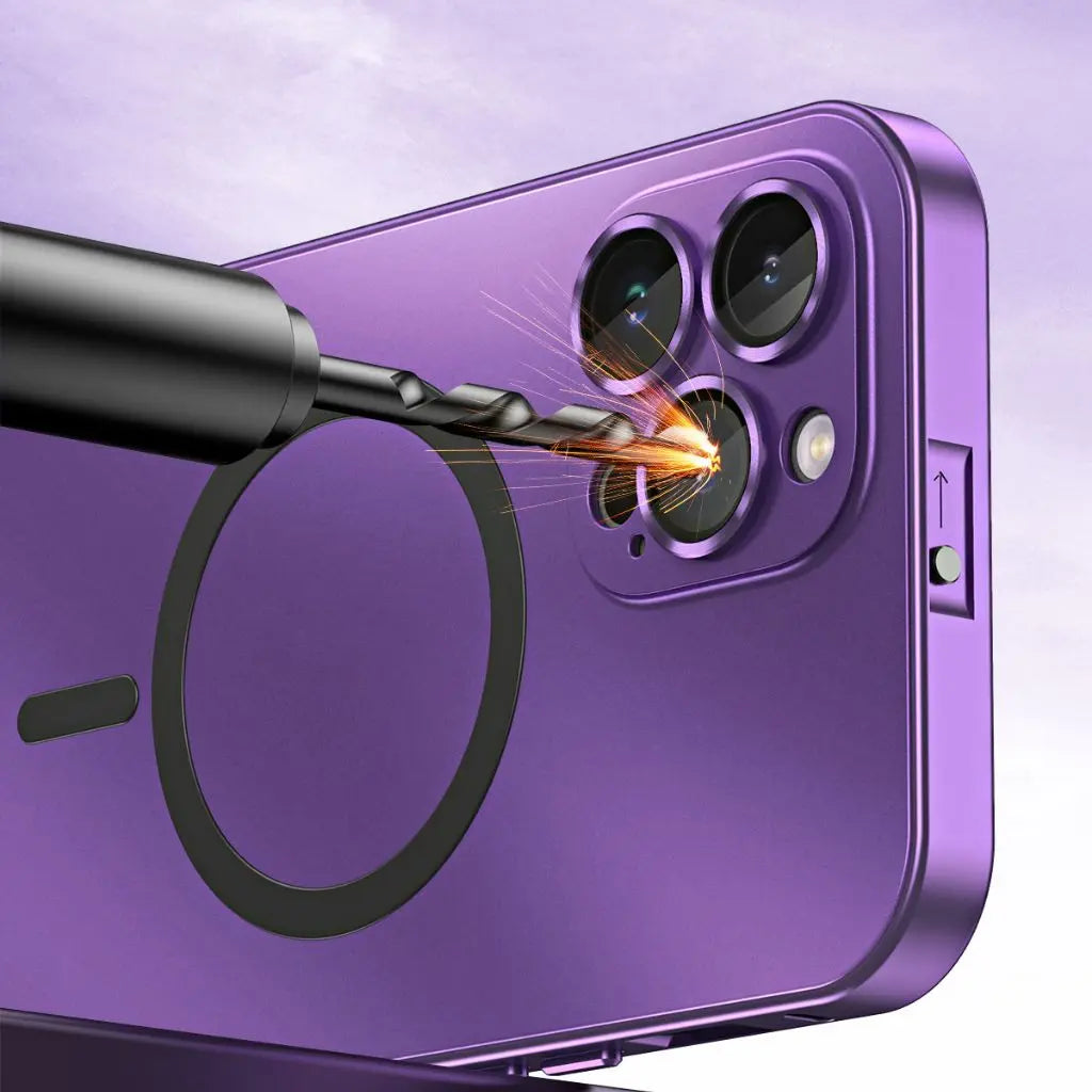 Boîtier métallique magnétique | Protection élégante pour iPhone