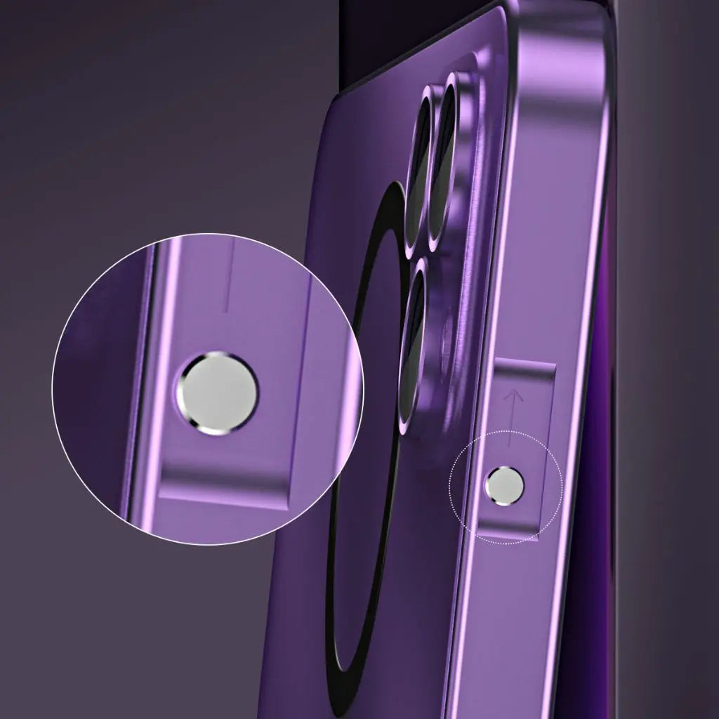Boîtier métallique magnétique | Protection élégante pour iPhone