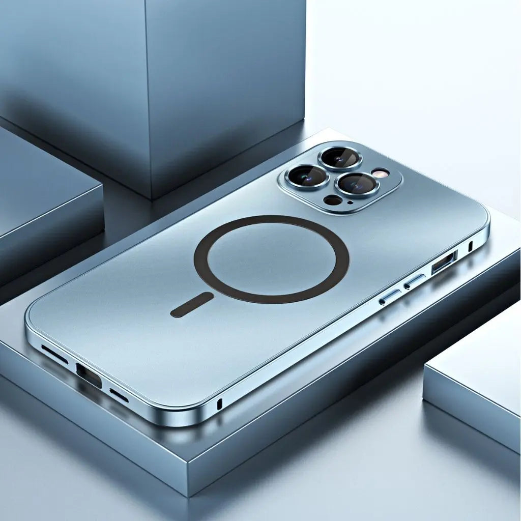 Boîtier métallique magnétique | Protection élégante pour iPhone