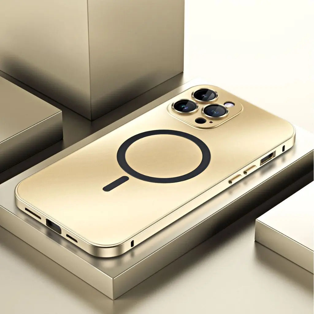 Boîtier métallique magnétique | Protection élégante pour iPhone