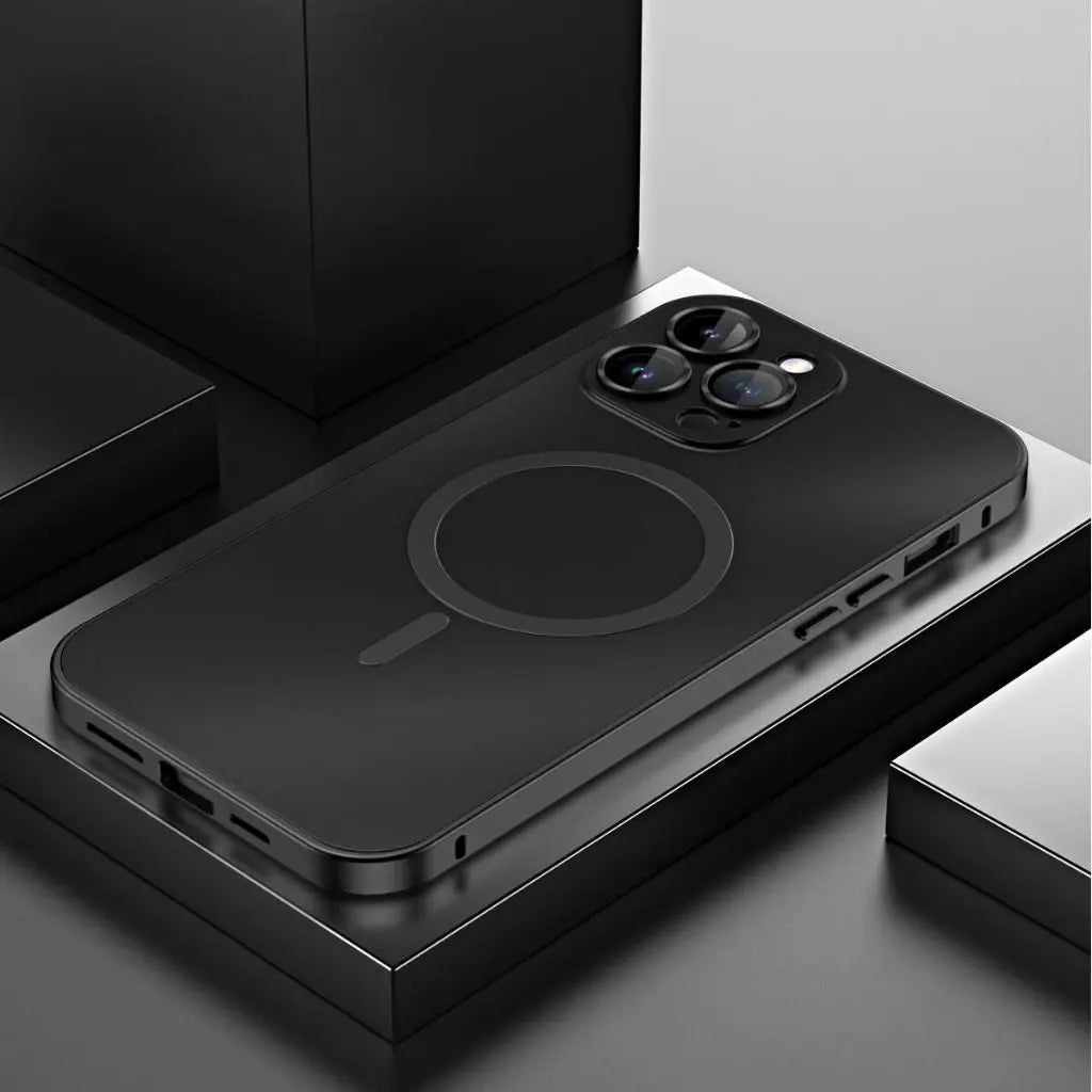 Boîtier métallique magnétique | Protection élégante pour iPhone