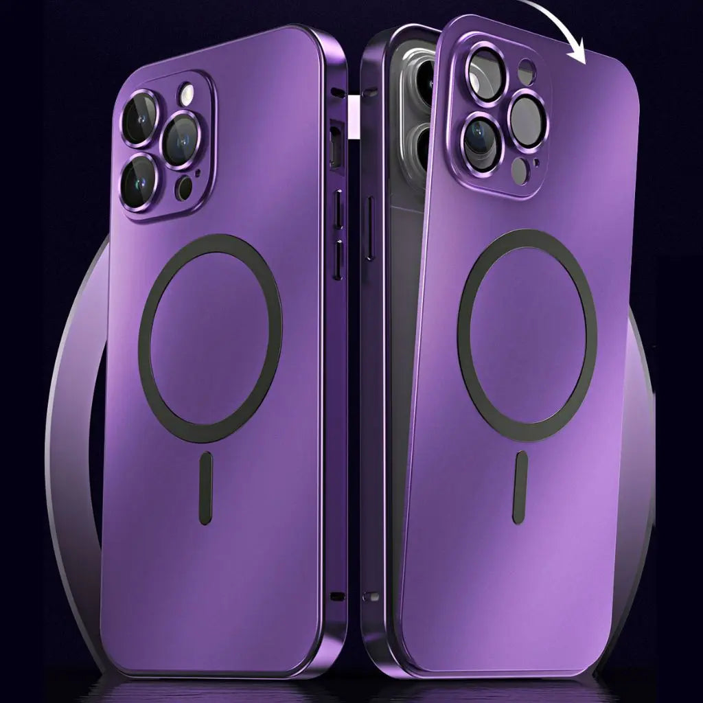 Boîtier métallique magnétique | Protection élégante pour iPhone