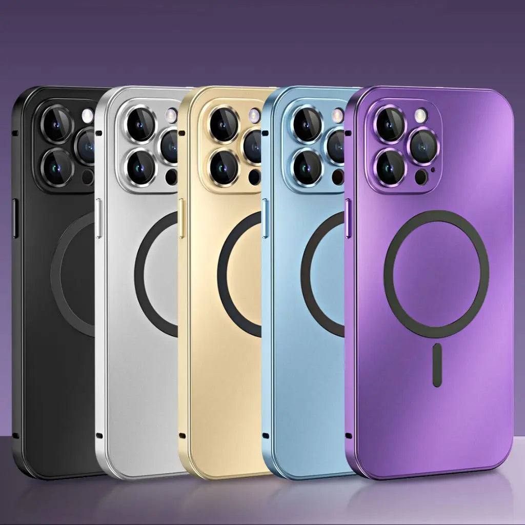 Boîtier métallique magnétique | Protection élégante pour iPhone