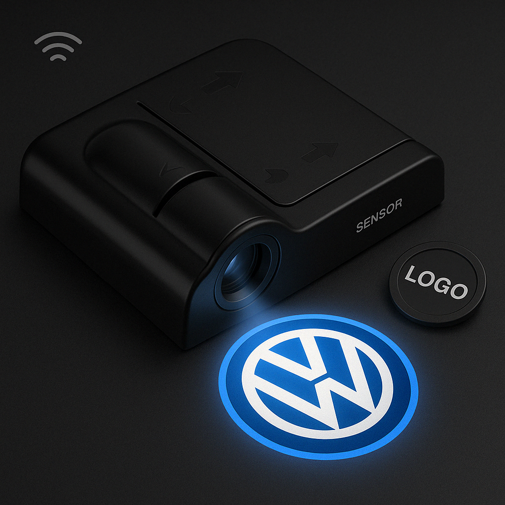 Auto doplňky LED projektor světla dveří