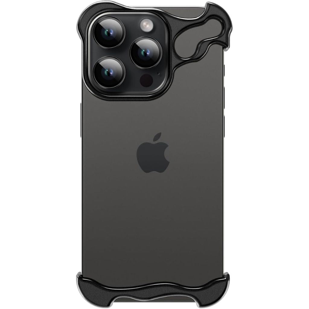 iPhone-etui klart minimalistisk metal kant design