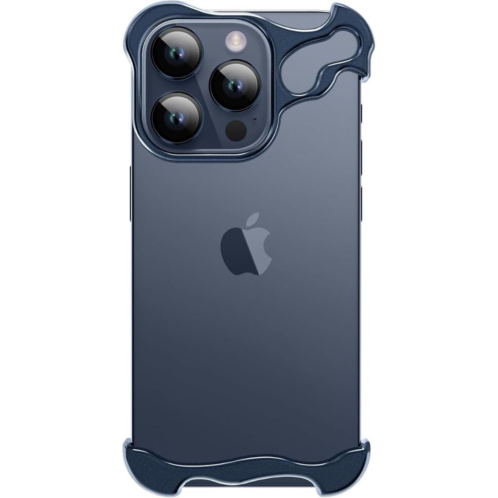 iPhone-etui klart minimalistisk metal kant design