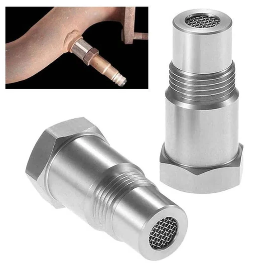 Adaptador de sensor de oxígeno con mini convertidor catalítico