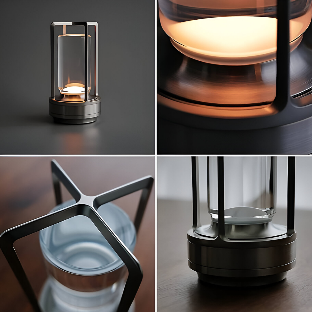 Lampe de table portable ElegantLight | Éclairage étanche et dimmable pour la maison
