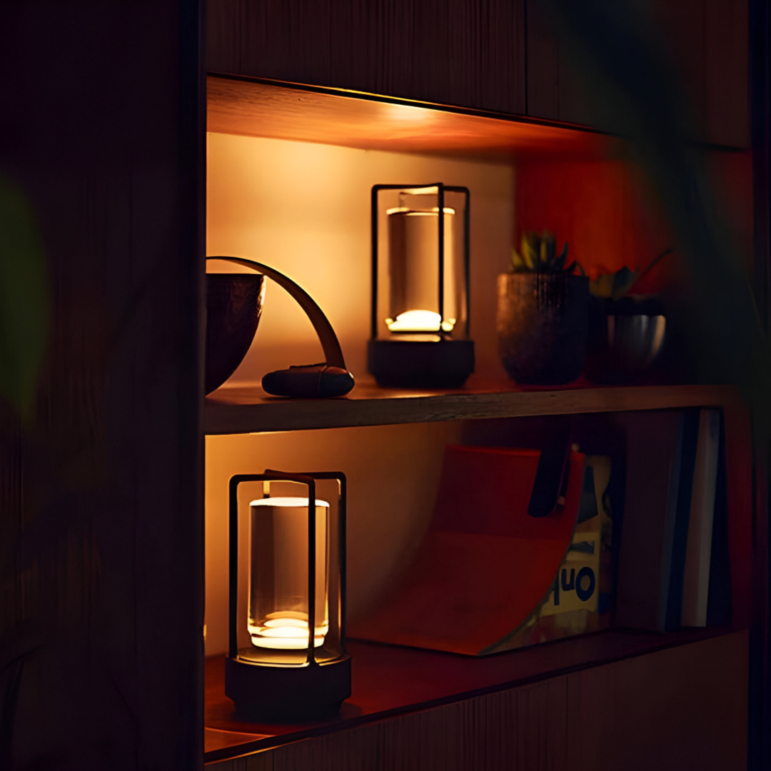 Lampe de table portable ElegantLight | Éclairage étanche et dimmable pour la maison