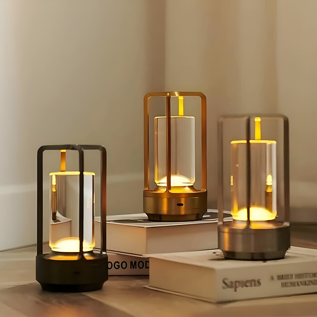 Lampe de table portable ElegantLight | Éclairage étanche et dimmable pour la maison
