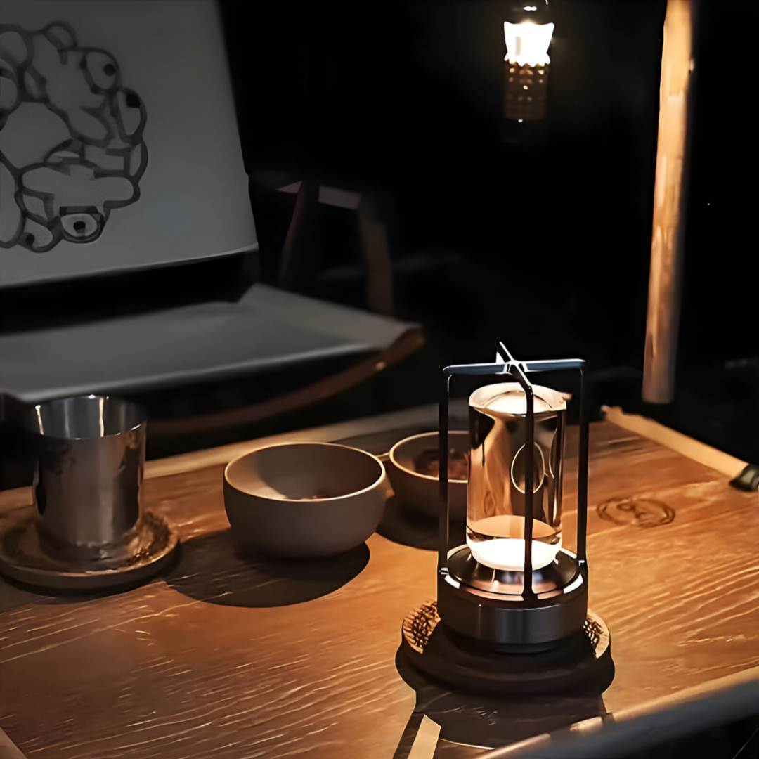Lampe de table portable ElegantLight | Éclairage étanche et dimmable pour la maison