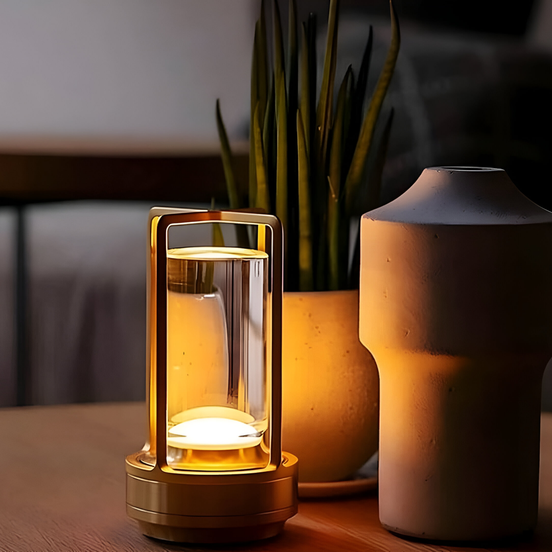 Lampe de table portable ElegantLight | Éclairage étanche et dimmable pour la maison