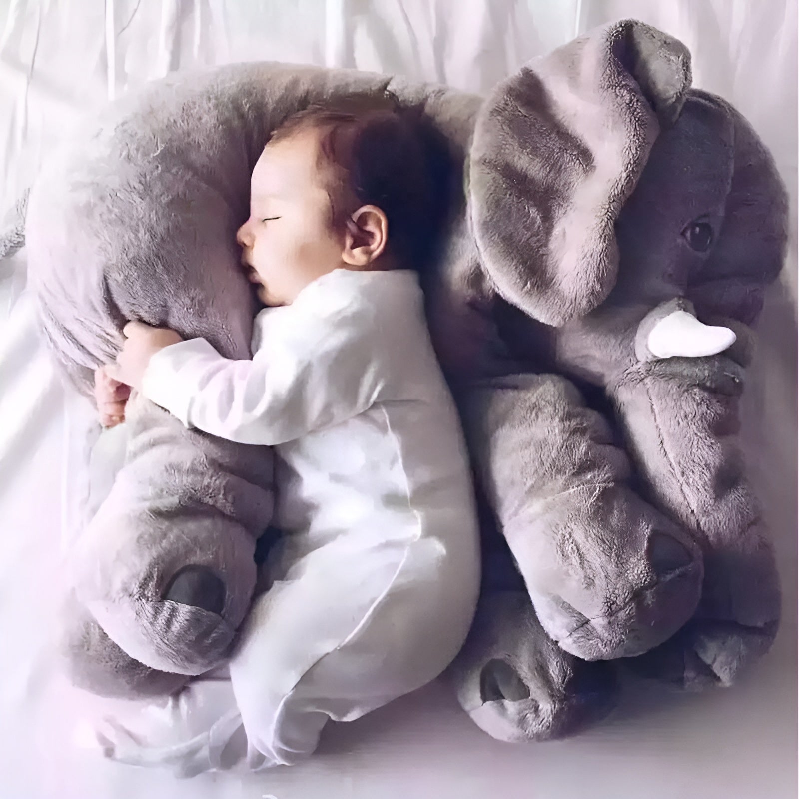 Baby blød elefant legetøj pude