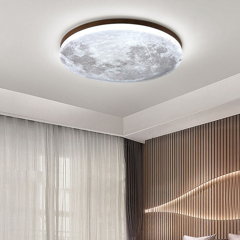 Loftlampe Månestil Blød LED-armatur