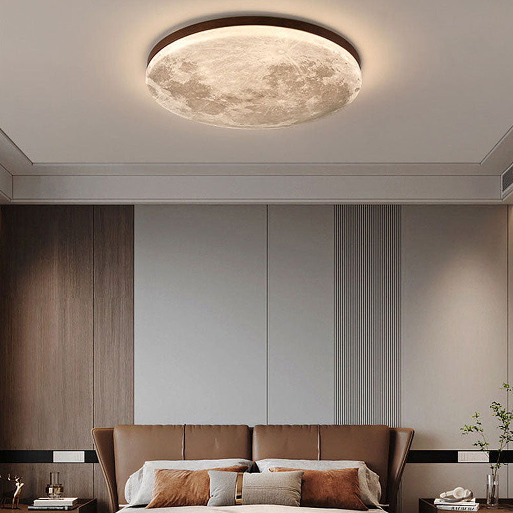 Loftlampe Månestil Blød LED-armatur