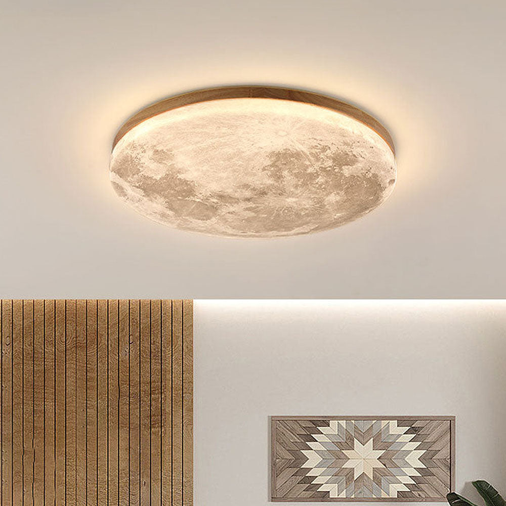 Loftlampe Månestil Blød LED-armatur