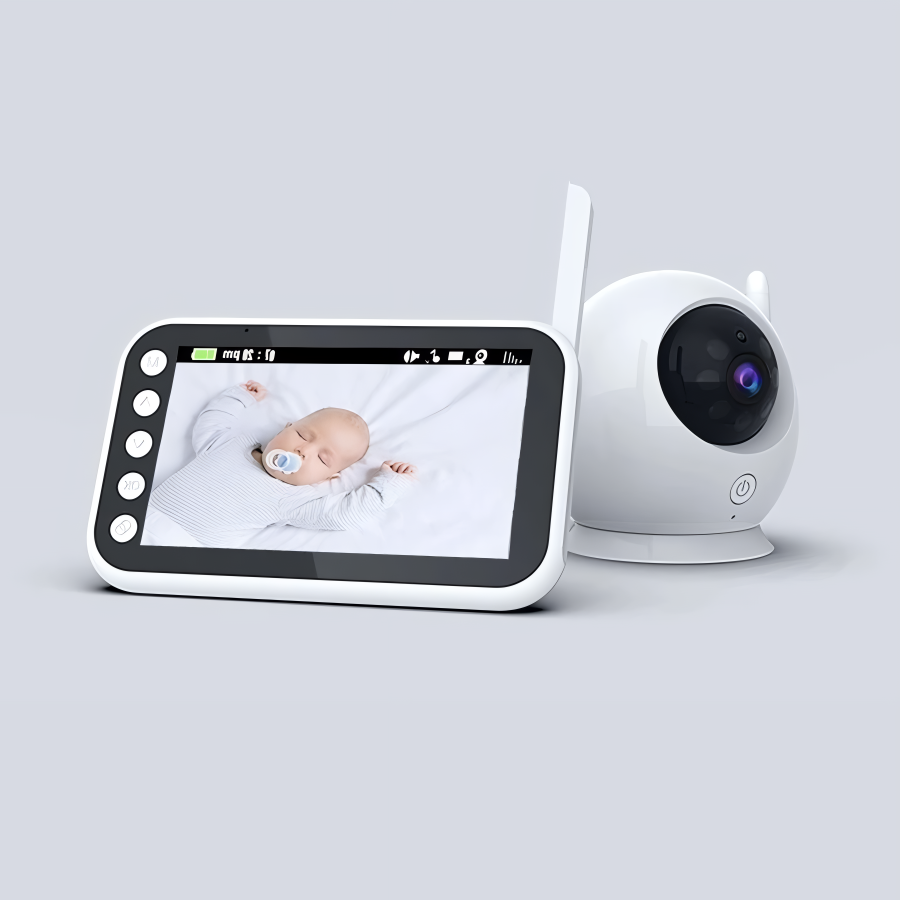 Dětská kamera s monitorem nočního vidění a zobrazením teploty