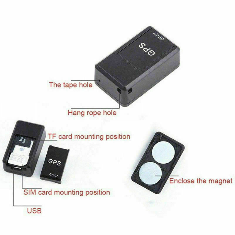 GPS-tracker mini bærbar magnetisk enhed