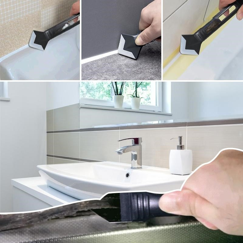 Kit d'outils de calfeutrage pour le retrait du mastic silicone