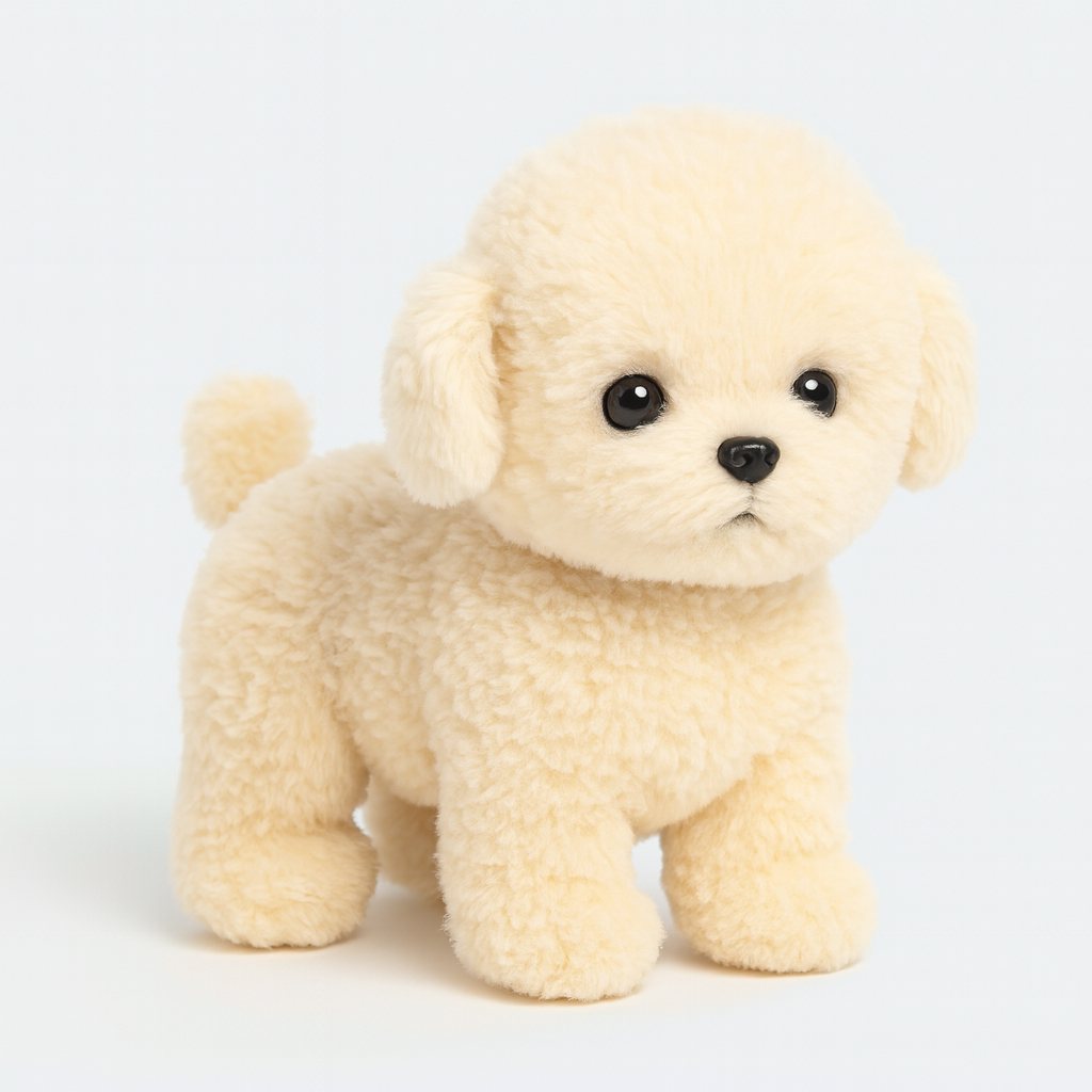 Chien jouet interactif en peluche