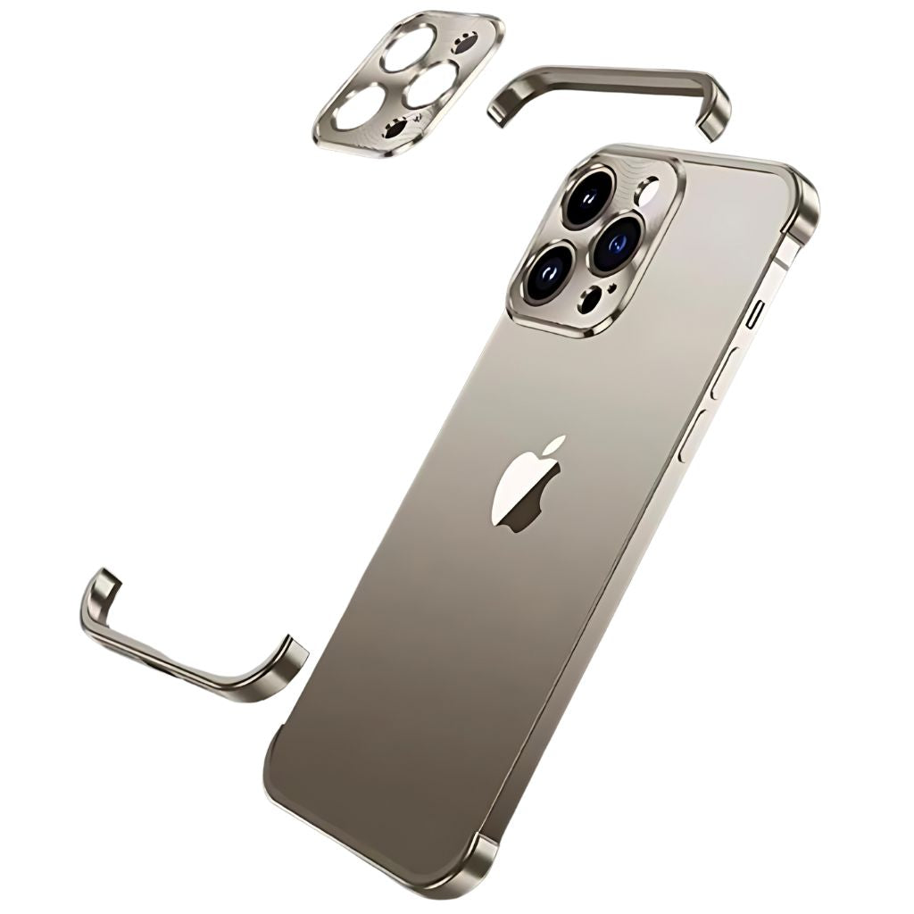 Telefoncover minimalistisk slank beskyttende metalcover