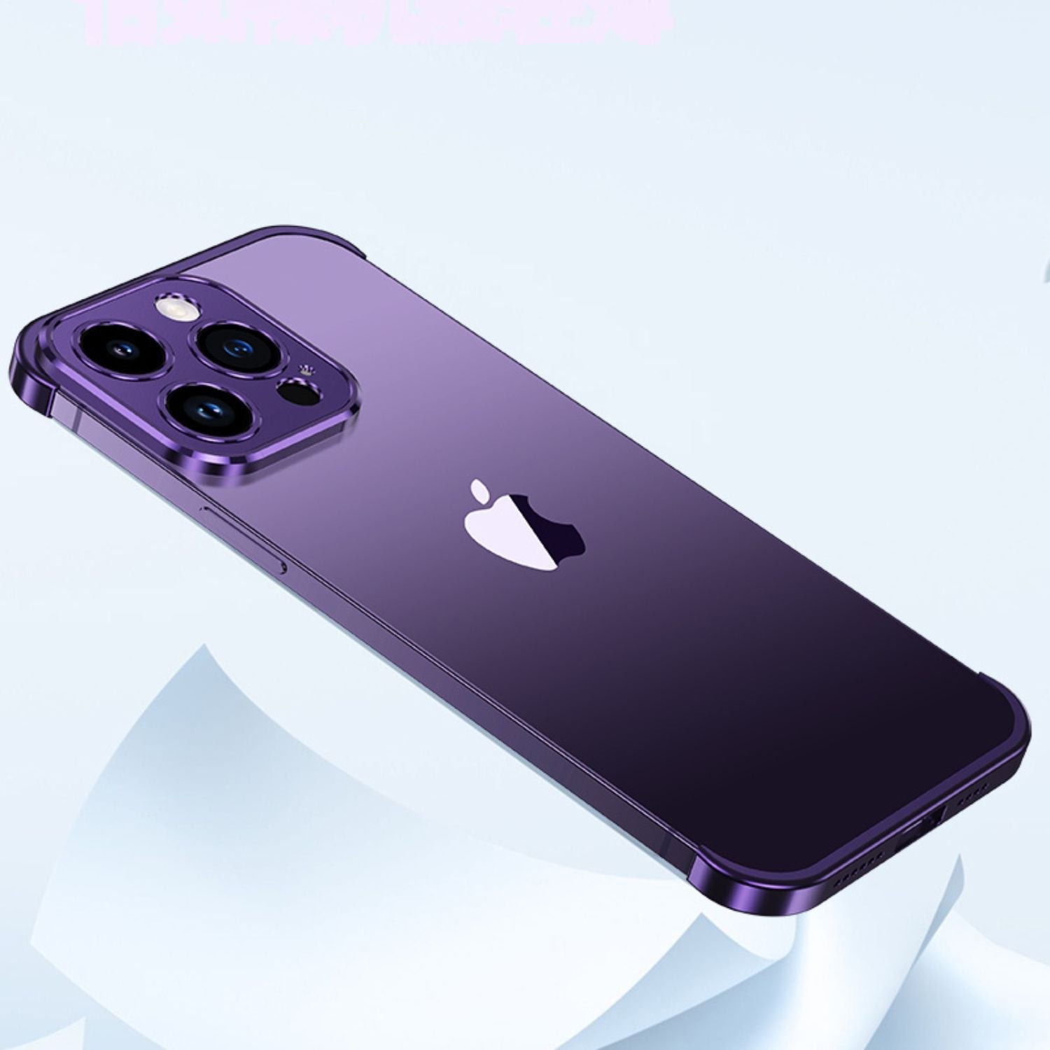 Telefoncover minimalistisk slank beskyttende metalcover