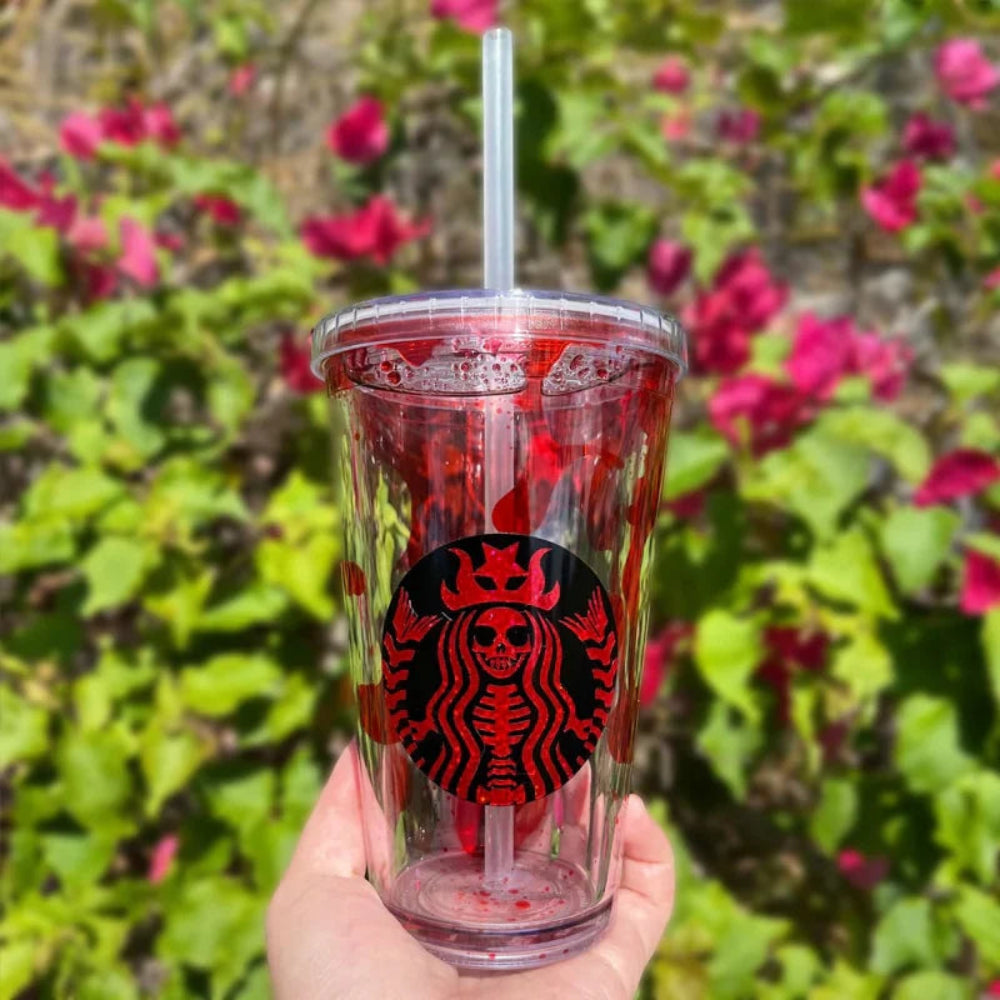 Spooky Halloween Cup - Blood Drip Tumbler Starbucks-inspired - Image 3
