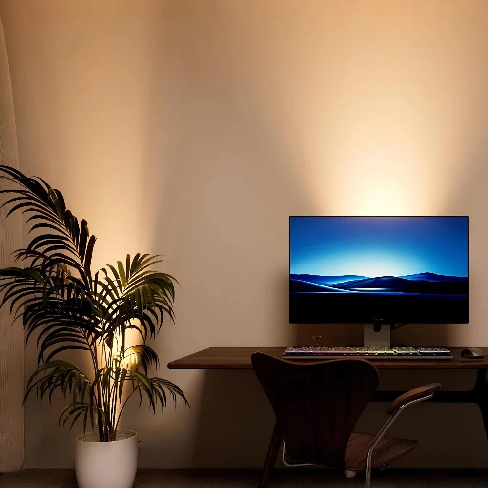 LED væglampe justerbar batteri spotlight