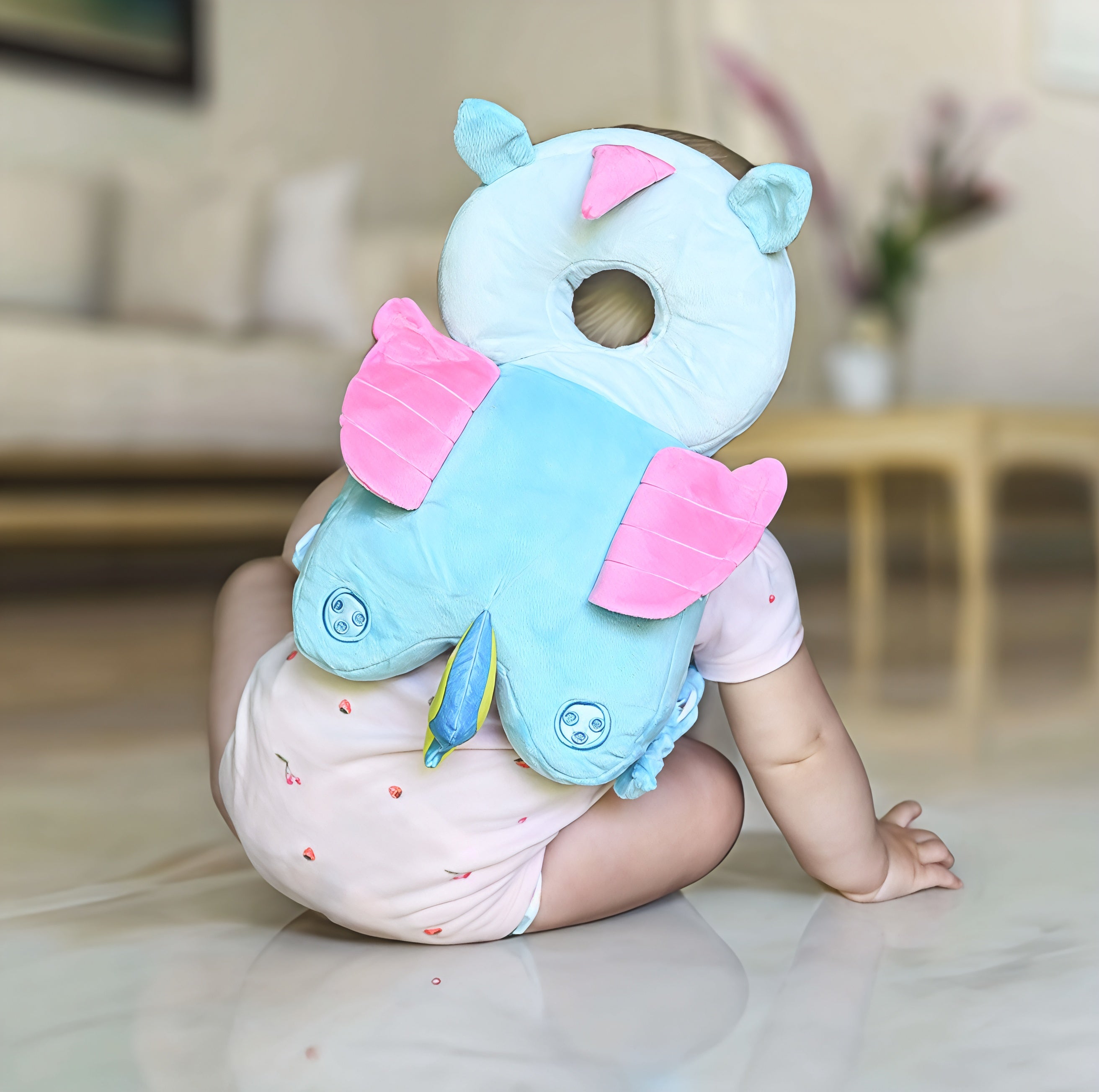 Coussin de protection pour tête de bébé Sac à dos de sécurité