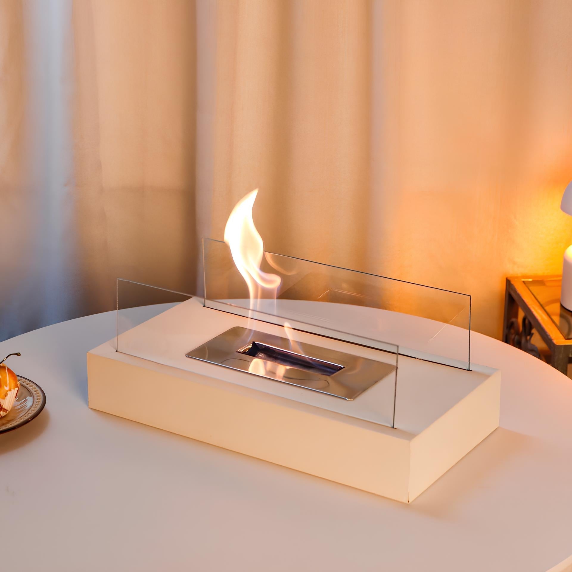 Bordpejs Glas Flammebrænder