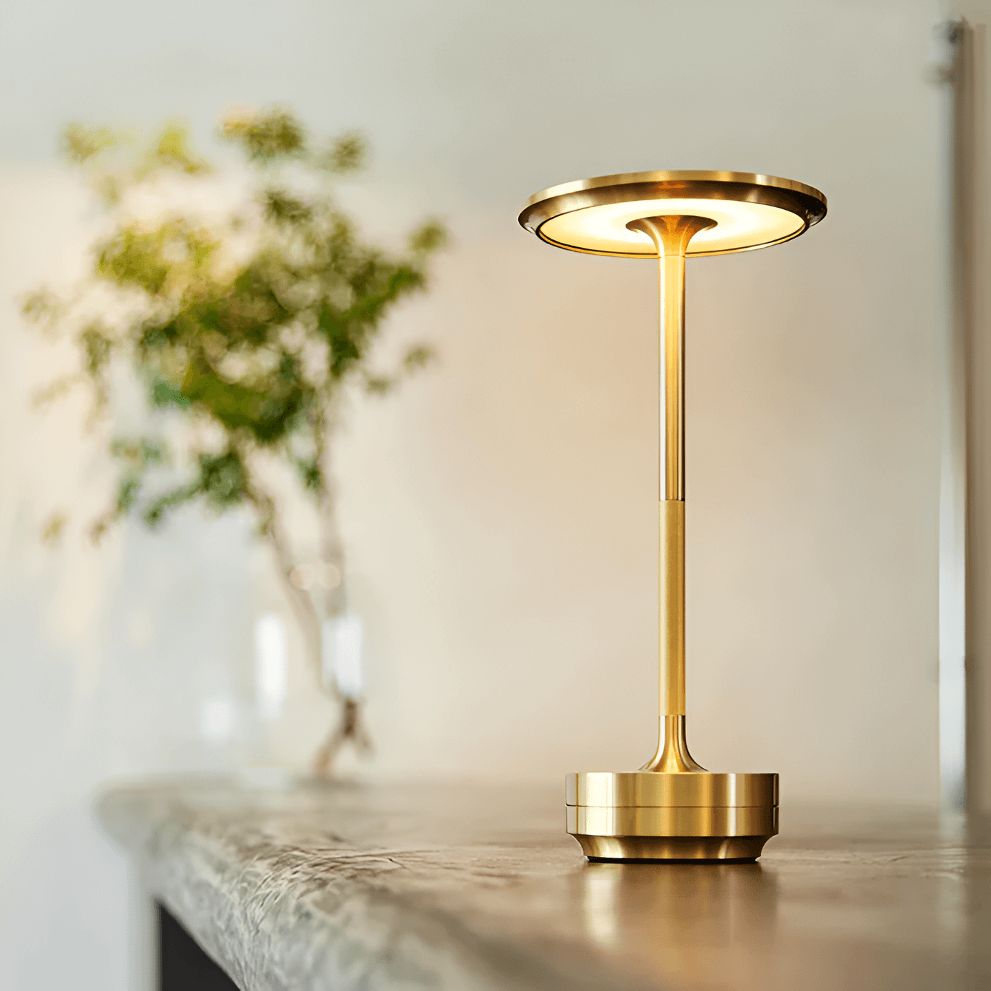 Bordlampe Genopladelig Metal Ambient Lys
