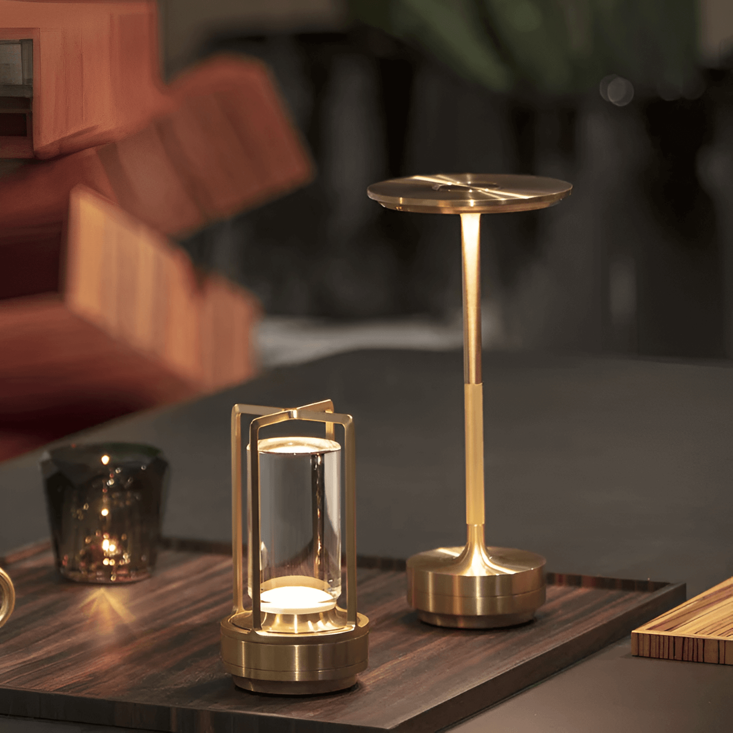 Bordlampe Genopladelig Metal Ambient Lys