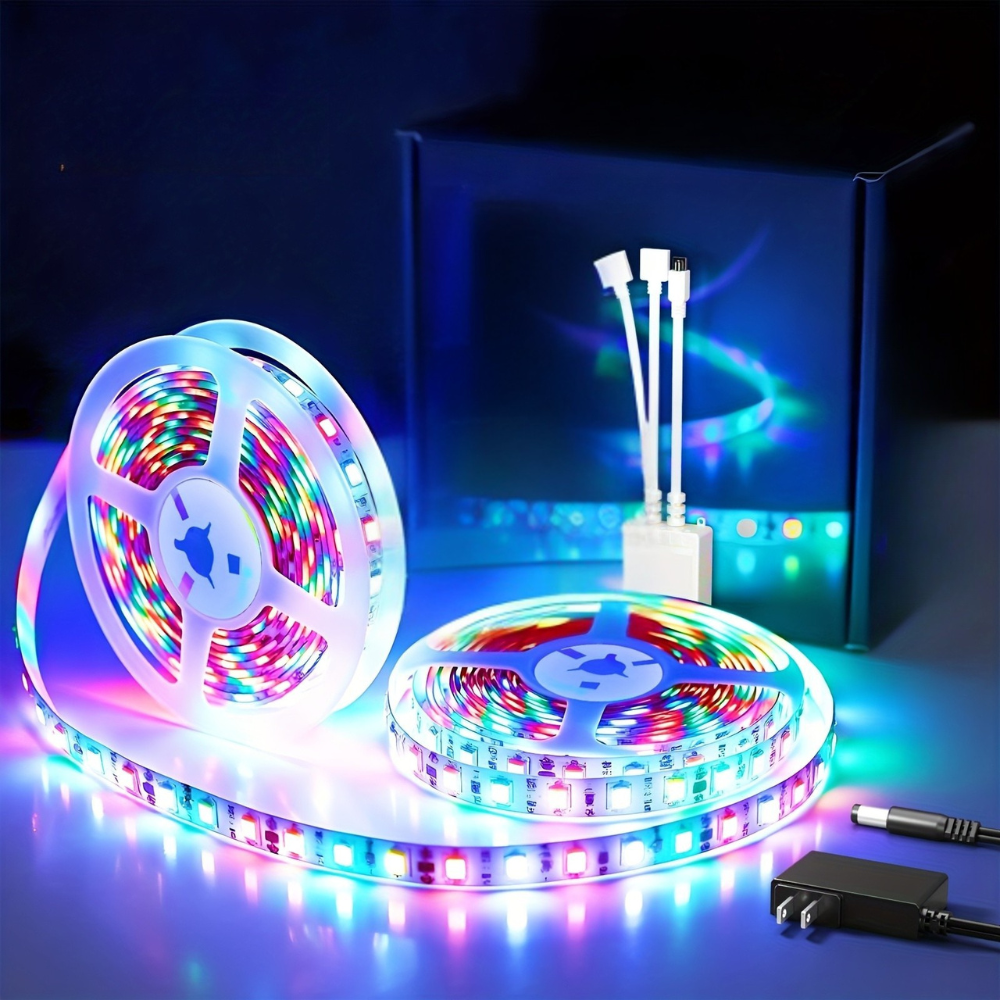 LED Strip Lys Fjernbetjening Farveskiftende