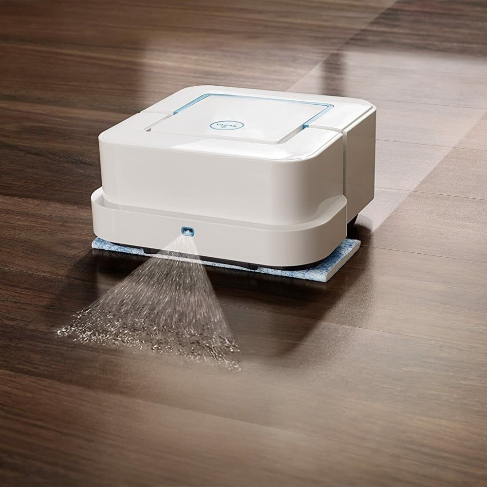 Robotmoppe Smart Jet Spray Gulvrensere