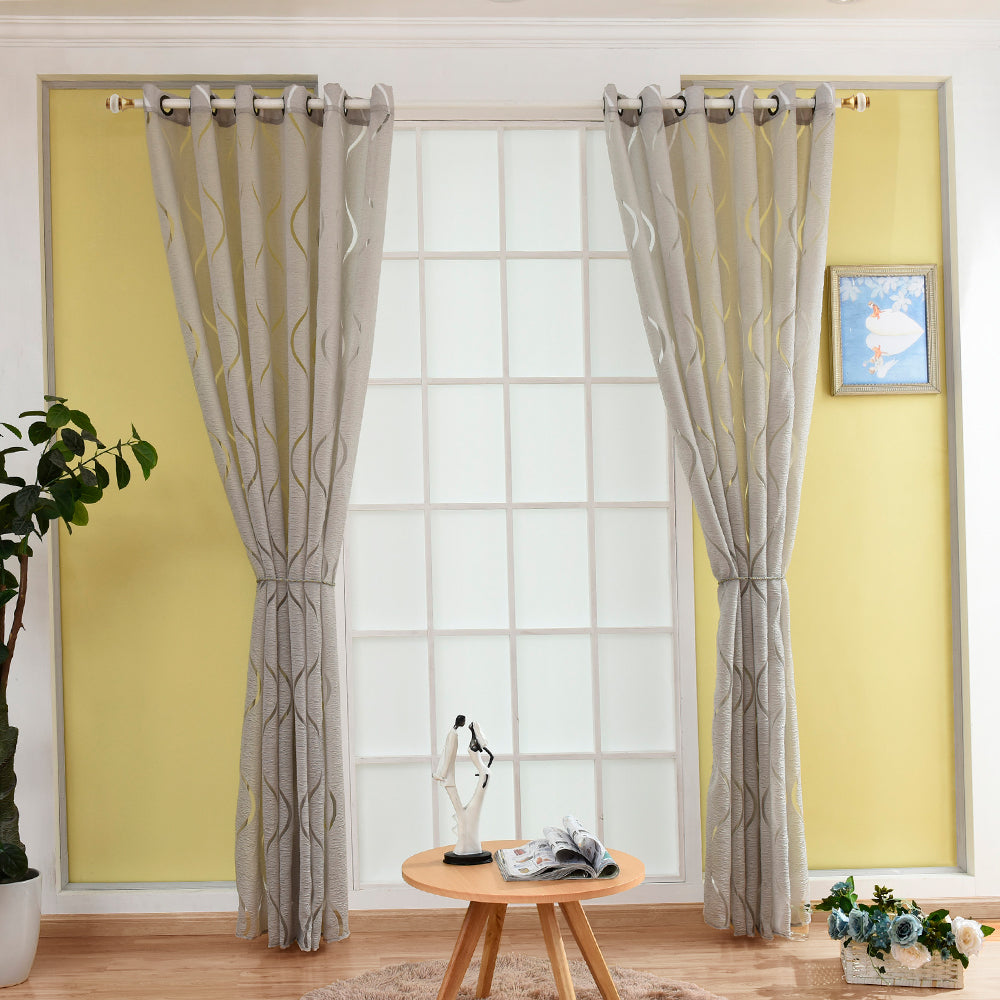 Bubble Breeze Curtains - Modern Voile for Elegant and Transparent Window Decor