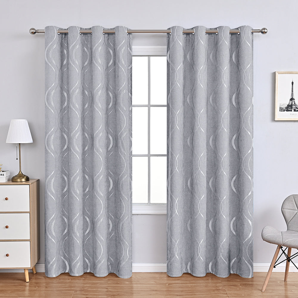 Chic Weave Drapes – Luxurious Modern Chenille Curtains for Elegant Window Blackout Solutions